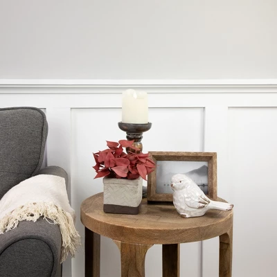 Northlight Real Touch™ Brick Red Artificial Peperomia Plant In Square Lattice Designed Pot - 7 " 3 Northlight Real Touch™ Brick Red Artificial Peperomia Plant In Square Lattice Designed Pot - 7 "