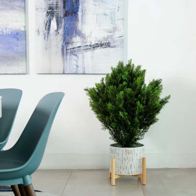 Nearly Natural 3-ft Cedar Artificial Bush (Indoor/Outdoor) 5 Nearly Natural 3-ft Cedar Artificial Bush (Indoor/Outdoor) - Image 3