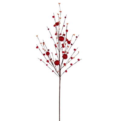 Vickerman 32" Artificial Pumpkin Berry Spray 6 Vickerman 32" Artificial Pumpkin Berry Spray - Image 4