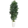 Nearly Natural 5-ft Bamboo Palm Artificial Plant In White Planter 1 Nearly Natural 5-ft Bamboo Palm Artificial Plant In White Planter -Artificial Plant Store GUEST 9bea3335 dd84 4647 a9eb 59d721e0a173