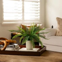 Nearly Natural 16-in Artificial Boston Fern Plant In Decorative Cement Planter 8 Nearly Natural 16-in Artificial Boston Fern Plant In Decorative Cement Planter -Artificial Plant Store GUEST a3826837 0d25 4f50 9a89 26a8e943e730