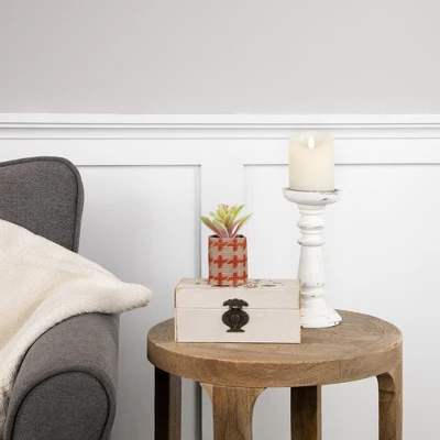 Northlight Artificial Pastel Succulent In Burlap Bag - 4.75" 3 Northlight Artificial Pastel Succulent In Burlap Bag - 4.75"