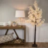 Northlight 6' LED Lighted White Floral Artificial Tree - Warm White Lights