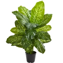 Nearly Natural 34-in Dieffenbachia Artificial Plant (Real Touch)
