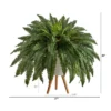 Nearly Natural 2.5-ft Boston Fern Artificial Plant In White Planter With Legs -Artificial Plant Store GUEST b0fb2965 9487 4e20 a953 524579122c09