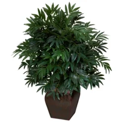 Nearly Natural Double Bamboo Palm With Decorative Planter Artificial Plant 7 Nearly Natural Double Bamboo Palm With Decorative Planter Artificial Plant -Artificial Plant Store GUEST b4987597 6f4b 43c0 ac98 8f2e720aec24