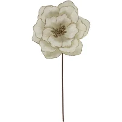 Northlight 24" Glittered Cream Magnolia Christmas Stem Spray 9 Northlight 24" Glittered Cream Magnolia Christmas Stem Spray -Artificial Plant Store GUEST b6744359 bb1d 45a6 9b11 532342ff913d