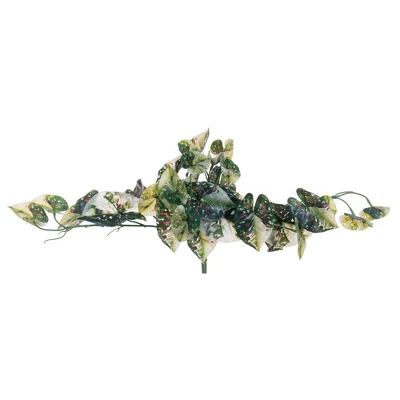Vickerman 15" Artificial Hanging Variegated Leaves Vine, 2 Per Bag 6 Vickerman 15" Artificial Hanging Variegated Leaves Vine, 2 Per Bag - Image 4