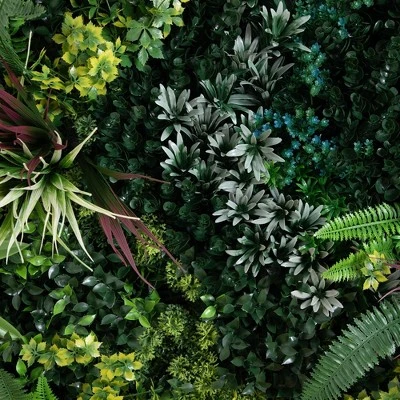 Nearly Natural 38" UV Resistant Virgin Islands Artificial Living Wall Art Panel Green 4 Nearly Natural 38" UV Resistant Virgin Islands Artificial Living Wall Art Panel Green - Image 2