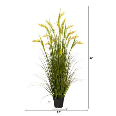 Nearly Natural 3.5-ft Wheat Grain Artificial Plant 3 Nearly Natural 3.5-ft Wheat Grain Artificial Plant