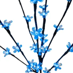 Northlight Set Of 3 Pre-Lit Cherry Blossom Artificial Tree Branches 2.5' - Blue LED Lights -Artificial Plant Store GUEST c5aeddb2 8206 406d ba33 9c9cf595ac3c