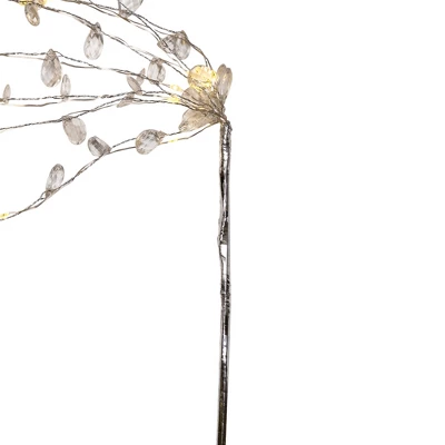 Northlight LED Lighted Willow Branch Christmas Spray - 40" - Silver - Warm White 7 Northlight LED Lighted Willow Branch Christmas Spray - 40" - Silver - Warm White - Image 5