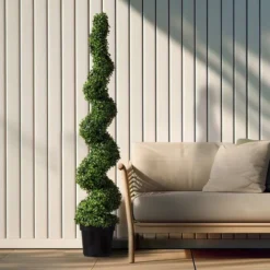 Forever Leaf 36" Spiral Boxwood In Black Pot (2 Pack), Indoor Artificial Plant For Home Decor 10 Forever Leaf 36" Spiral Boxwood In Black Pot (2 Pack), Indoor Artificial Plant For Home Decor -Artificial Plant Store GUEST ca1b350b 1f1c 434a af45 7e41f84db7ba