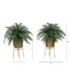 Nearly Natural 34-in Artificial River Fern Plant In Metal Planter With Stand DIY KIT (Set Of 2) 2 Nearly Natural 34-in Artificial River Fern Plant In Metal Planter With Stand DIY KIT (Set Of 2) -Artificial Plant Store GUEST cccd3583 8b65 499c 9a42 92b6fe755d47
