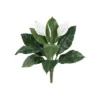 Nearly Natural 24-in Spathiphyllum Artificial Plant (Set Of 3)