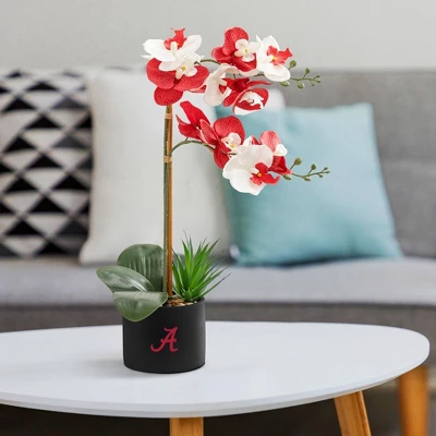 Forever Leaf Alabama State Faux Orchid, Indoor Artificial Plant For Home Decor 7 Forever Leaf Alabama State Faux Orchid, Indoor Artificial Plant For Home Decor - Image 5