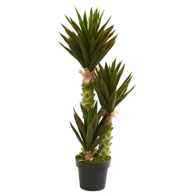 Nearly Natural 3.5-ft Artificial Fourcroydes Agave Plant 3 Nearly Natural 3.5-ft Artificial Fourcroydes Agave Plant