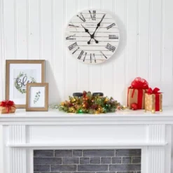 Nearly Natural 24-in Flocked Artificial Christmas Double Candelabrum With 35 Multicolored Lights And Pine Cones -Artificial Plant Store GUEST dcbdb444 2b67 4144 80ec d307784a4848