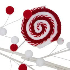 Northlight 30" Candy Cane Swirls And Pom Poms Christmas Garland 11 Northlight 30" Candy Cane Swirls And Pom Poms Christmas Garland -Artificial Plant Store GUEST e3cb5872 8b9c 4053 aad8 59a9f78ec147