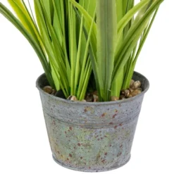 Northlight 24" Artificial Green Onion Grass Plant In Tin Pot 9 Northlight 24" Artificial Green Onion Grass Plant In Tin Pot -Artificial Plant Store GUEST e59a2028 7c9d 4ed6 a23d e458e49f726f