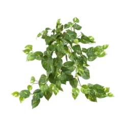 Nearly Natural 30-in Pothos Hanging Bush (Set Of 3)