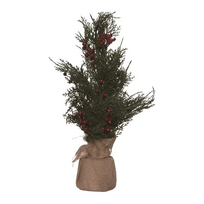 Transpac Artificial 22 In. Multicolor Christmas Berries Tree 3 Transpac Artificial 22 In. Multicolor Christmas Berries Tree