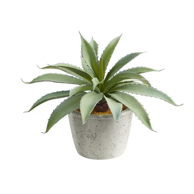 Nearly Natural 9-in Aloe Succulent Artificial Plant 6 Nearly Natural 9-in Aloe Succulent Artificial Plant - Image 4