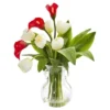 Nearly Natural 19-in Calla Lily & Tulips Artificial Arrangement In Decorative Vase 2 Nearly Natural 19-in Calla Lily & Tulips Artificial Arrangement In Decorative Vase -Artificial Plant Store GUEST e9d16e9f b498 4802 be73 795ec6fb3043