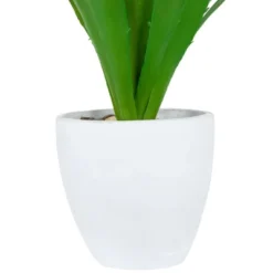 Northlight 13.5" Agave Succulent Artificial Potted Plant - Green/White 11 Northlight 13.5" Agave Succulent Artificial Potted Plant - Green/White -Artificial Plant Store GUEST ebdf41fb 441a 4694 82e0 3a321469139c