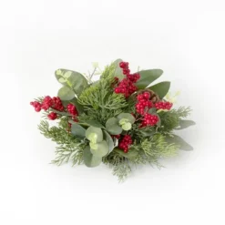 Sullivans Pine & Berry Artificial Orb Decorative Filler 4"H Red 5 Sullivans Pine & Berry Artificial Orb Decorative Filler 4"H Red -Artificial Plant Store GUEST eec7bb39 0777 48af a124 1a35695de4de