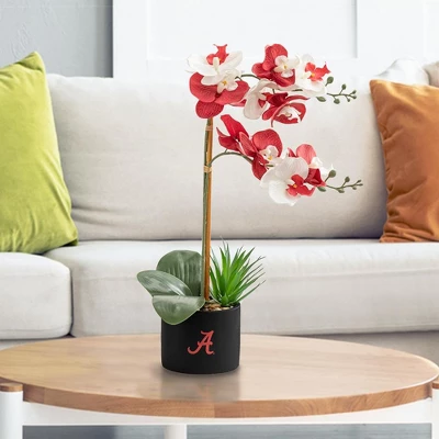 Forever Leaf Alabama State Faux Orchid, Indoor Artificial Plant For Home Decor 5 Forever Leaf Alabama State Faux Orchid, Indoor Artificial Plant For Home Decor - Image 3
