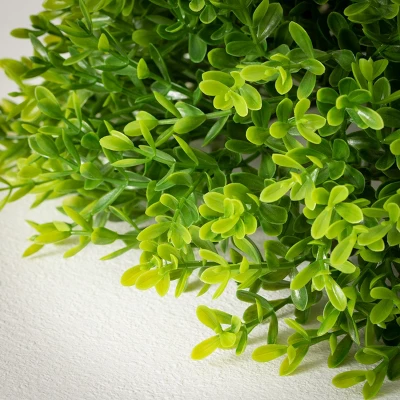 Sullivans Artificial 10" Leafy Foliage Half Orb 11"H Green 3 Sullivans Artificial 10" Leafy Foliage Half Orb 11"H Green