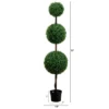 Nearly Natural 6-ft Artificial Triple Ball Boxwood Topiary Tree (Indoor/Outdoor) 1 Nearly Natural 6-ft Artificial Triple Ball Boxwood Topiary Tree (Indoor/Outdoor) -Artificial Plant Store GUEST f49409be fbe1 462c 9677 53b821a27703