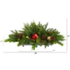 Nearly Natural 24-in Cedar Pine, Pinecones And Ornaments Artificial Christmas Arrangement In Tin Vase -Artificial Plant Store GUEST f5a2f5bc aac3 4116 8436 e312580ed08a