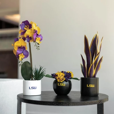 Forever Leaf LSU Artificial Snake, Orchid And Hydrangea Plants 3-Pack Bundle, Indoor Artificial Plant For Home Decor 4 Forever Leaf LSU Artificial Snake, Orchid And Hydrangea Plants 3-Pack Bundle, Indoor Artificial Plant For Home Decor - Image 2