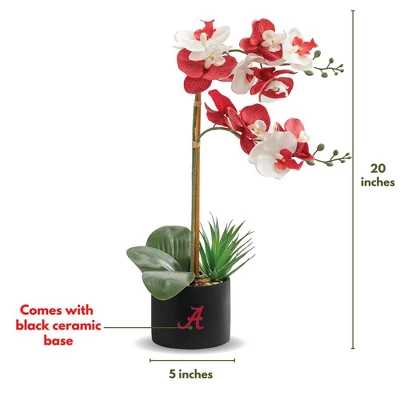 Forever Leaf Alabama State Faux Orchid, Indoor Artificial Plant For Home Decor 8 Forever Leaf Alabama State Faux Orchid, Indoor Artificial Plant For Home Decor - Image 6
