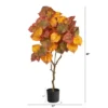 Nearly Natural 4-ft Autumn Umbrella Ficus Fall Artificial Tree 2 Nearly Natural 4-ft Autumn Umbrella Ficus Fall Artificial Tree -Artificial Plant Store GUEST fed2e6dc ccbf 40e9 a356 5e5e47fe94db